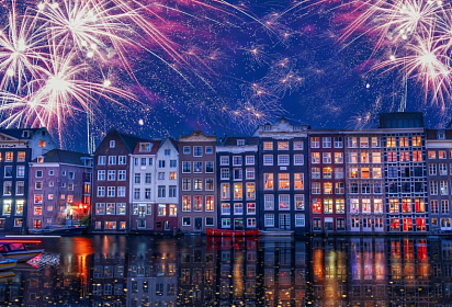 Новый год в Амстердаме